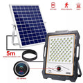 WIN WIN 100W Solar Flood Light with Built-In WiFi CCTV Camera for Smart Outdoor Security
