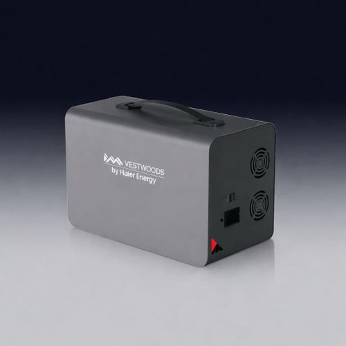 Vestwoods Haier Portable Power Backup Station 500W 1kW hour Peak – Mini Home Solar Ready Energy