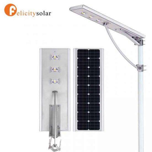 Felicity Solar 100Watts All in One Solar Street Light | Metallic