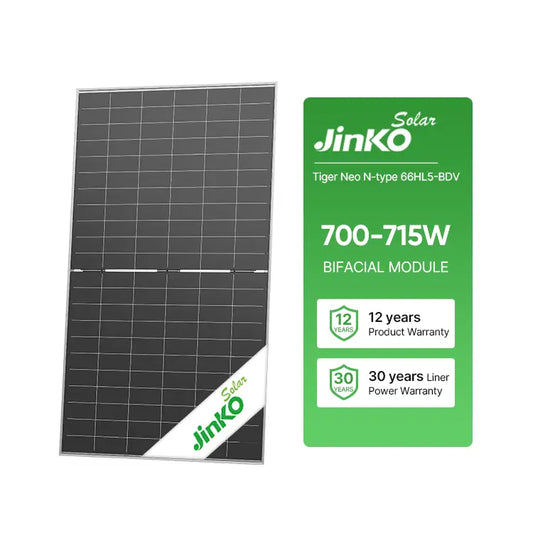 JA Solar 705 Watts Monocrystalline Solar Panel | Bifacial
