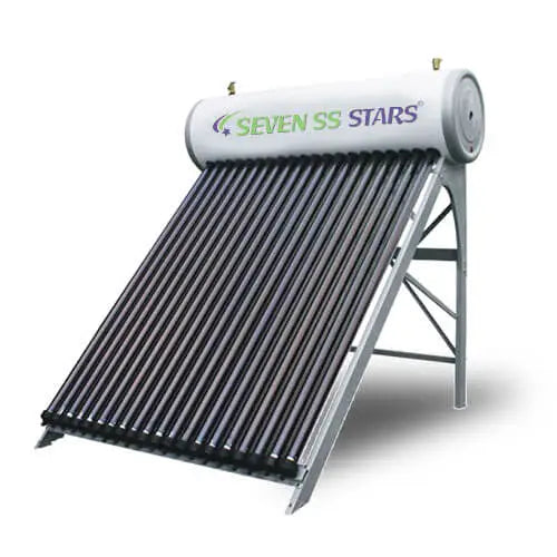 Seven SS Stars 200L Pressurized Heat-Pipe Tube Stainless Steel Solar Water Heater