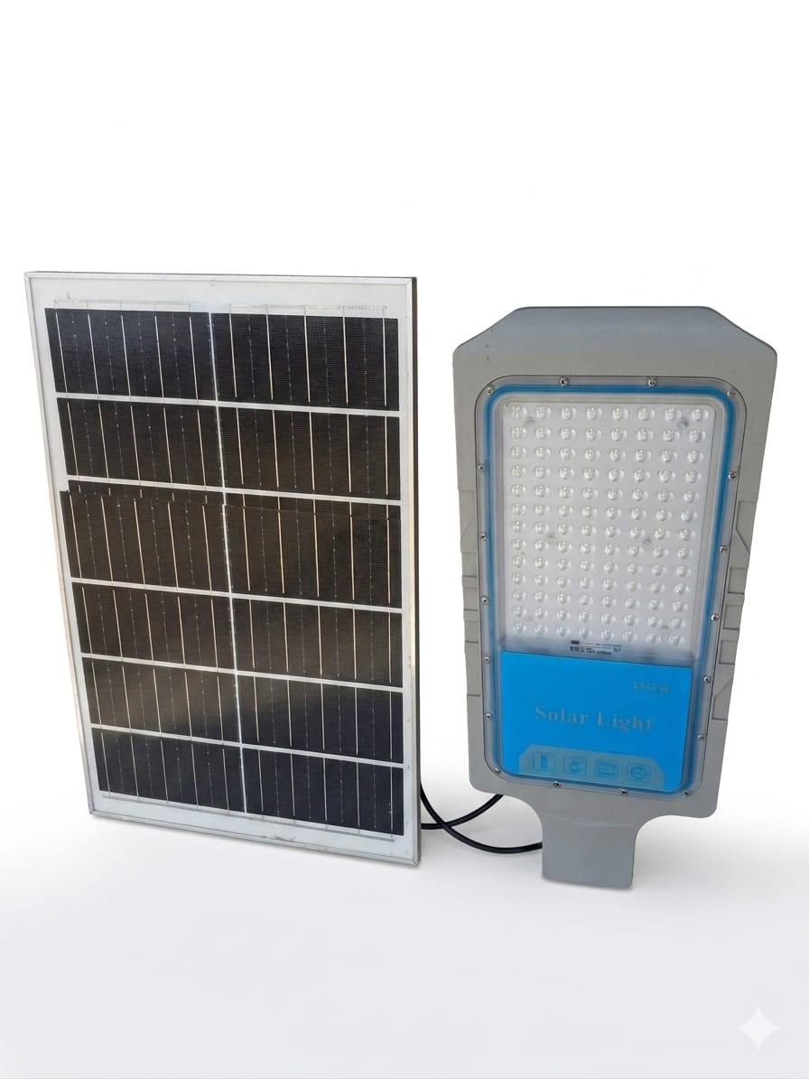 WIN WIN 2 In 1 Solar LED Street Light 250W, With Solar Panel, In-built Lithium Battery & Mounting Bracket