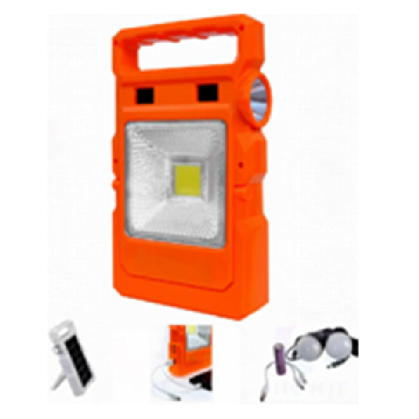 Portable Outdoor Garden Solar Lantern With Power Bank and 2Pc 1W Bulbs